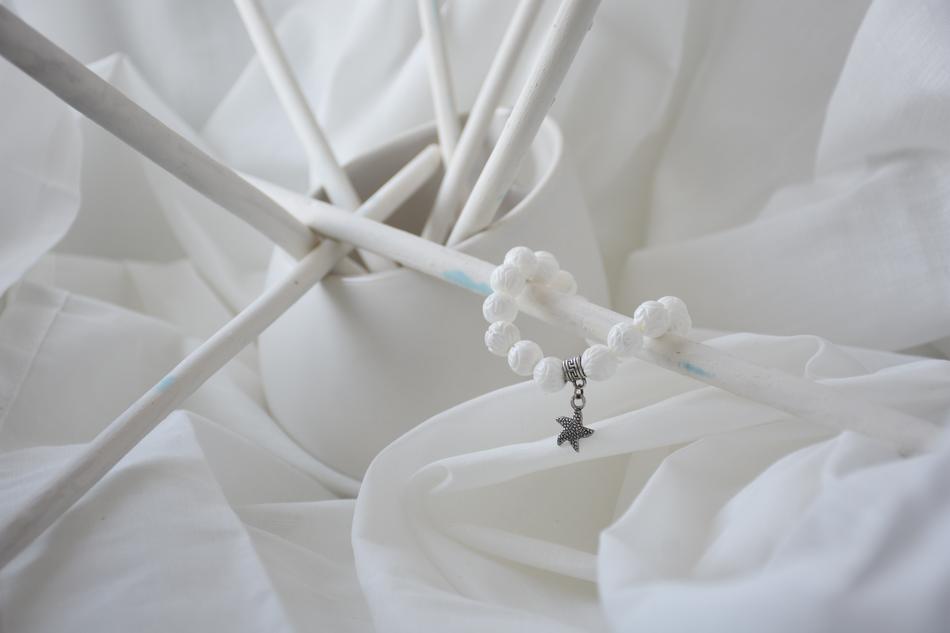White Fabric elements