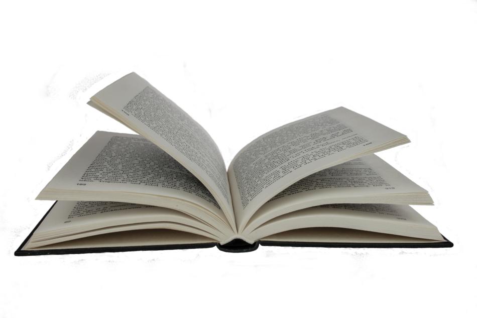 book isolated pitched books paper