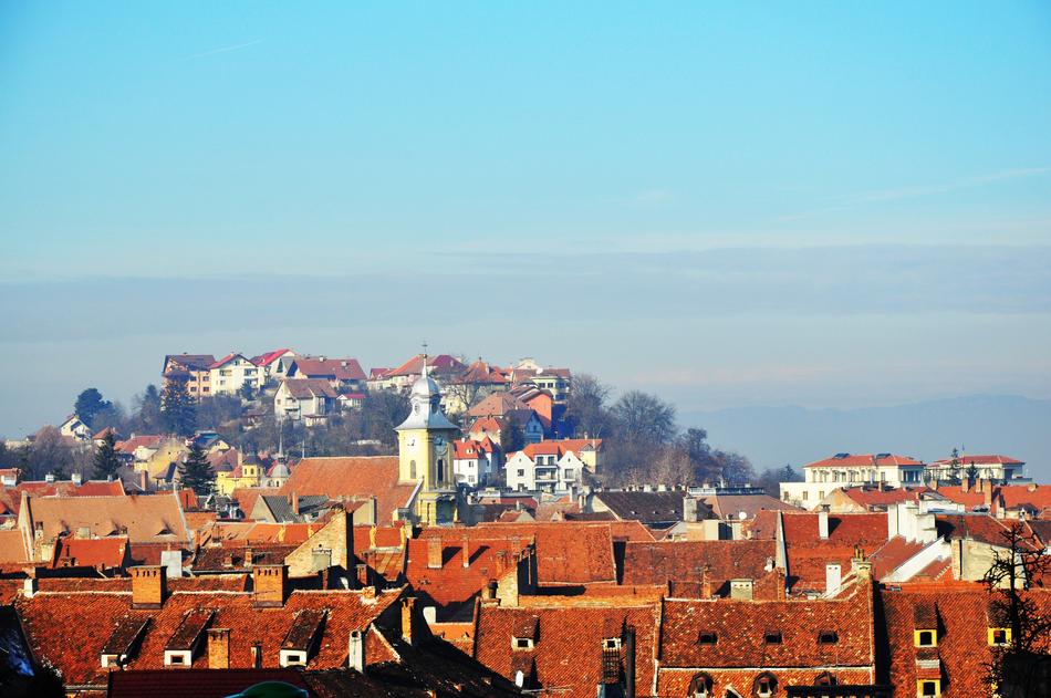 A beautiful city on a hill