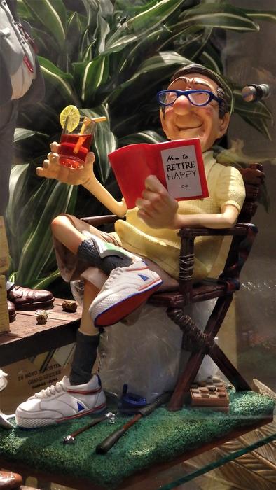Decor Retire man book