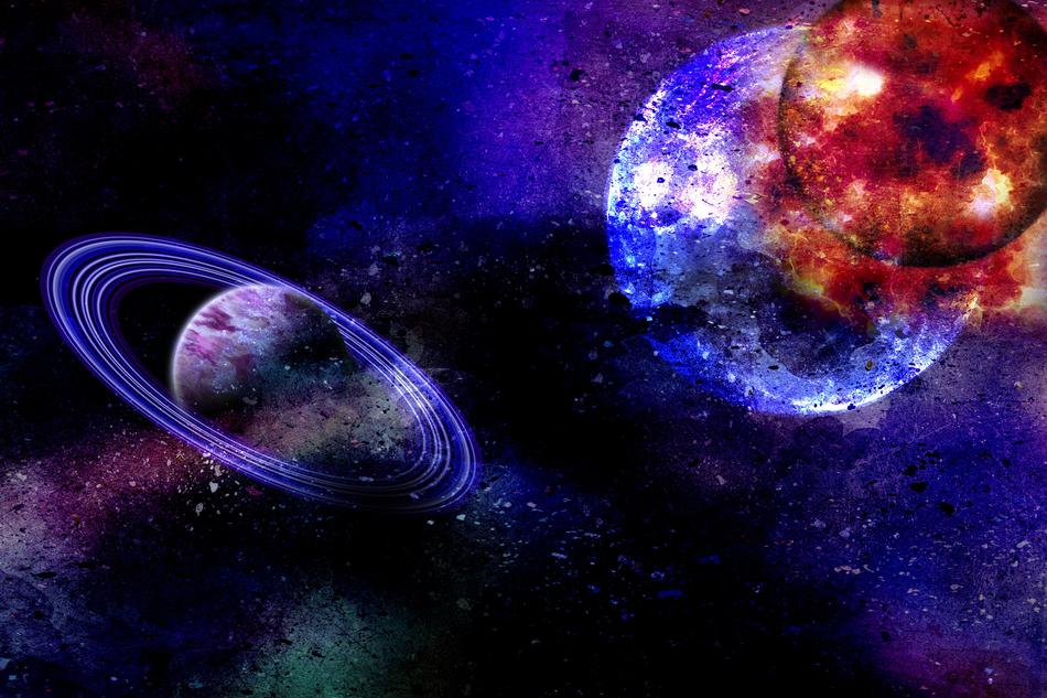 galaxy as background