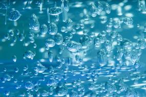 Blue Bubble Air water