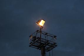 Spotlight Yellow Light Night