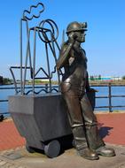 Miner Sculpture