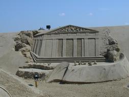 Excavated old building