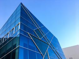 glass building at home