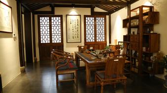 beautiful dining room interior