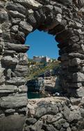 stone arch in the bridge