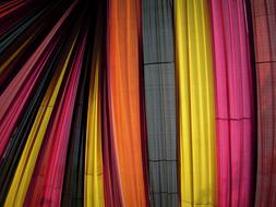 colored thread on the wheel
