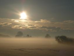 Winter Sun Snow