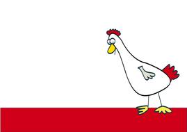 hen chicken poultry comic pinnate