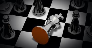 inverted king chess piece