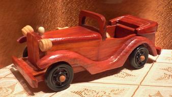 Car Wooden Model