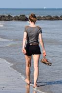 Woman Hiking People