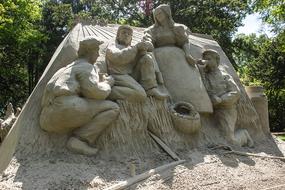 Sand Sculpture Art