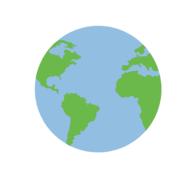 planet earth africa asia icon
