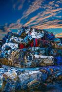 pile of old scrap metal