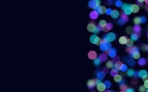 bokeh texture background black