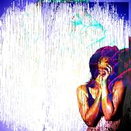 Edited Grunge Girl drawing
