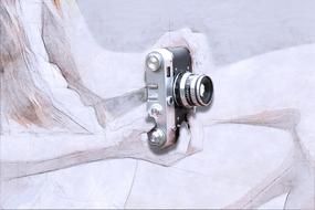 camera art abstract watercolor