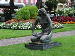 Switzerland Woman Sculpture