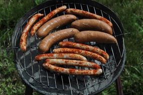 Sausage Grill Barbecue At The