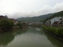 Skyline Both Sides Of The River