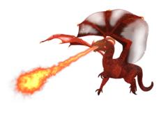 dragon fire figure fantasy