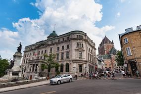 photo of the historic center in Quebec Canada