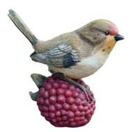 Bird Raspberry figurine