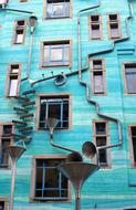 Facade Rain Gutter Waste