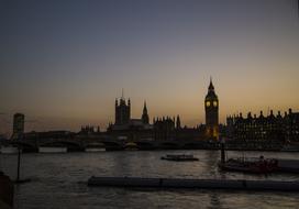 Big Ben London Skyline at sunset