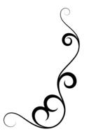 victorian art deco corner border
