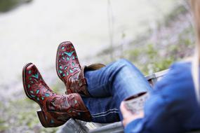Boots Leather Cowgirl