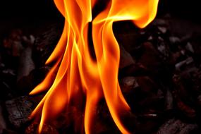 Fire Flame Carbon