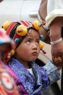 Character Tibet Ethnic The Little