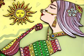 Indian Art Wall Painting