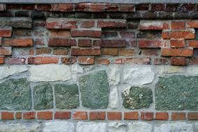 old masonry and brickwork, poland, lubelskie