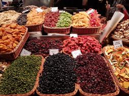 Gourmet sweet fruit at the market