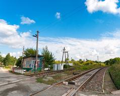 Level Crossing Gleise Chortkiv
