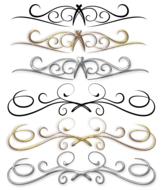 victorian art deco corner border