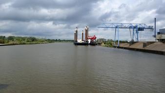 construction pier landscape