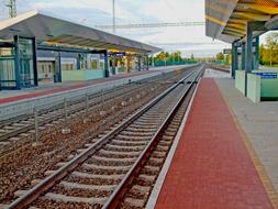Tracks Train Station Waiting