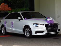 Wedding Car White