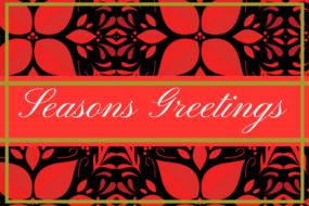 seasons greetings christmas card