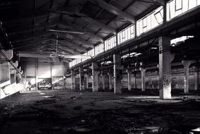 Factory Old ruin industrial
