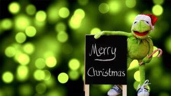 Kermit Frog Christmas Santa