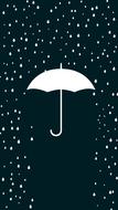 umbrella raining wallpaper