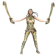 girl armor warrior fantasy