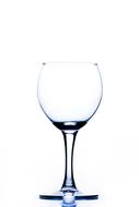 Wine Glass Empty Shiny